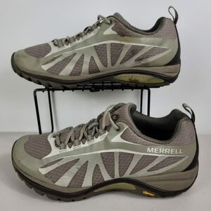 Women's Merrell Alverstone Performance Hiking Shoes Aluminum J03120 Size 9
